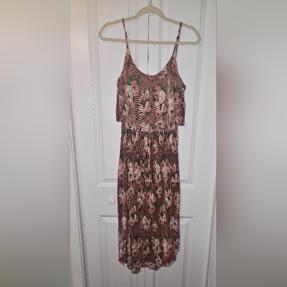 Flower Silky Spring Dress